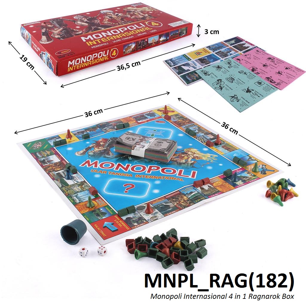 Monopoli Internasional Ragnarok 4 In 1 Box @144
