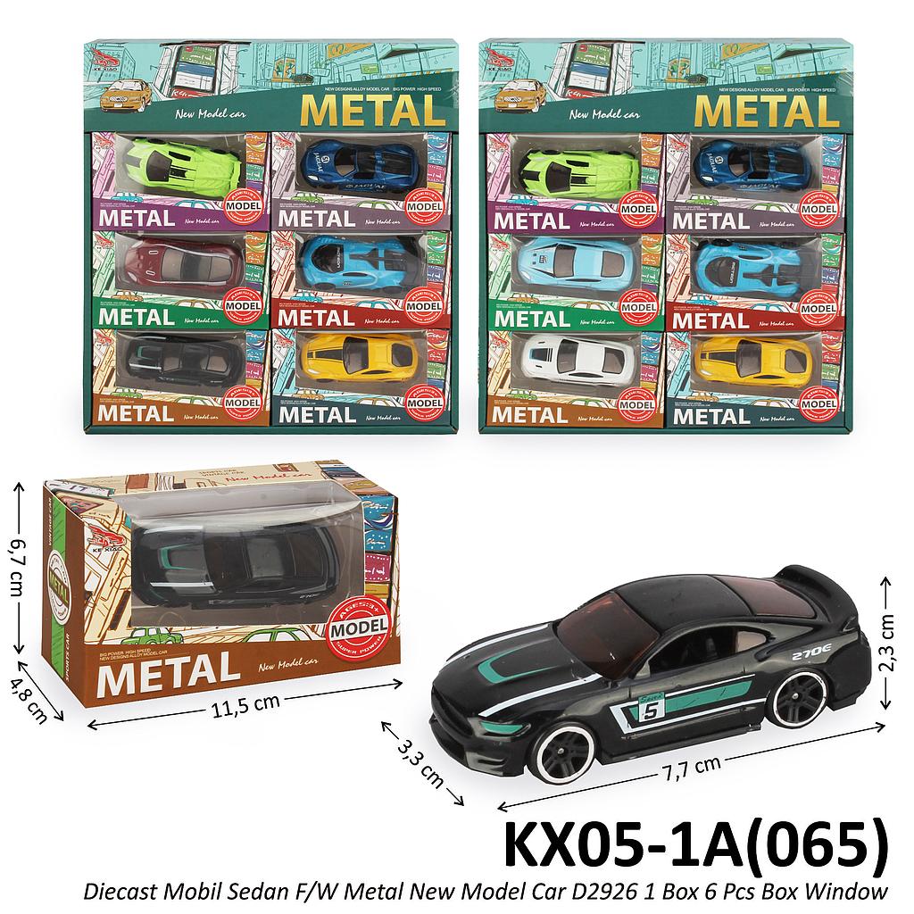 Diecast Mobil Skala Hot Wheels Sedan F/W Metal New Model Car D2926 1 Box 6 Pcs Box Window @432