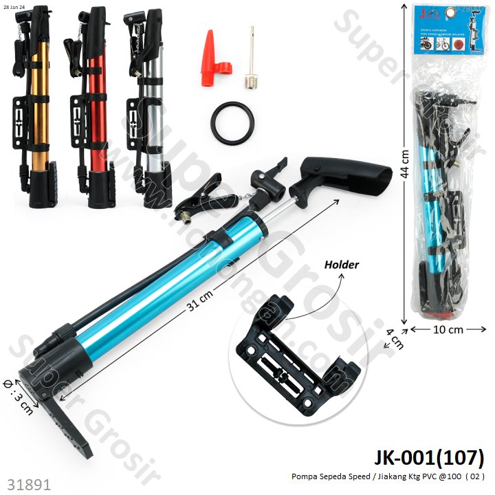 Pompa Sepeda Jiakang Ktg PVC @100