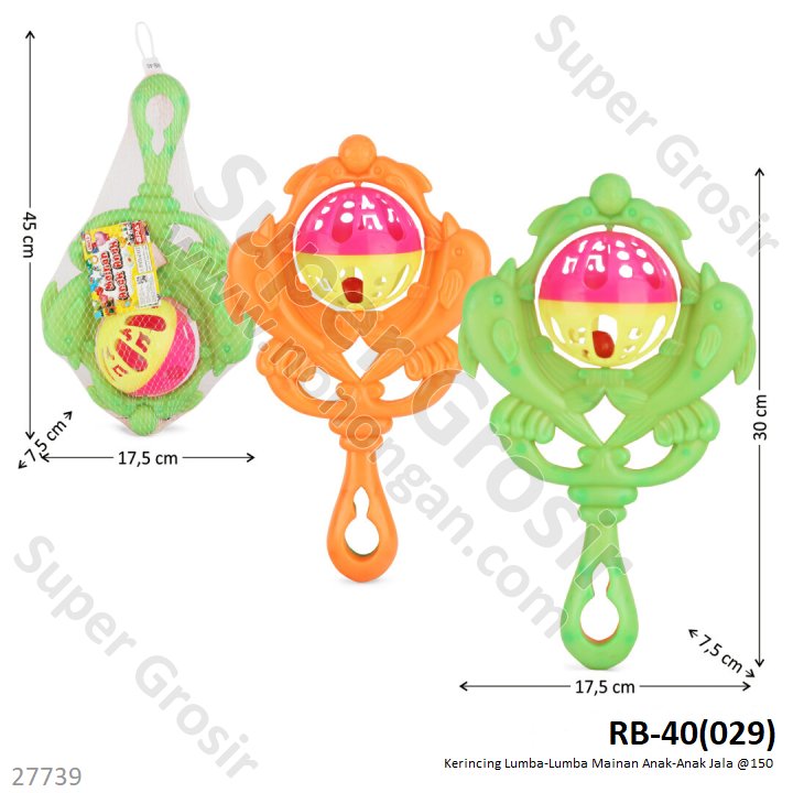 Kerincing Lumba-Lumba Mainan Anak-Anak Jala @150