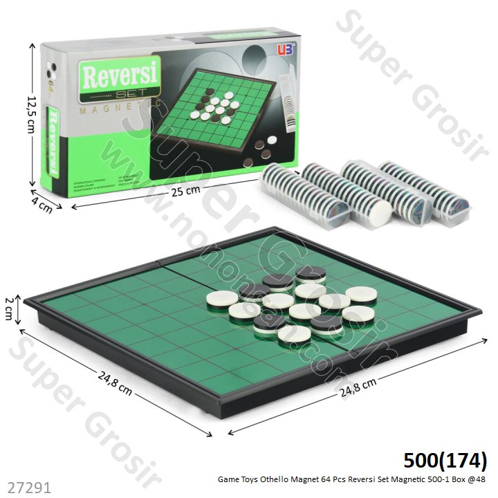 Othello Magnet 25 cm Reversi Set Magnetic 500-1 Box @48