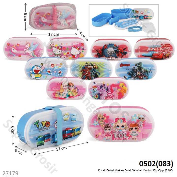 Lunch Box Oval Karakter Ktg Opp @180