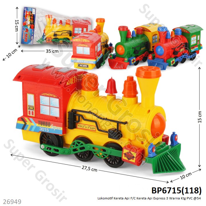 Kereta Api F/C Kereta Api Express Ktg PVC @54