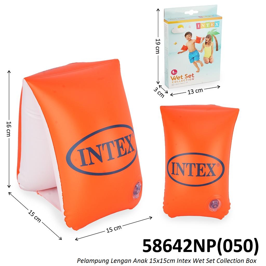Pelampung Lengan Anak Intex 23x15 cm Wet Set Collection Box @36