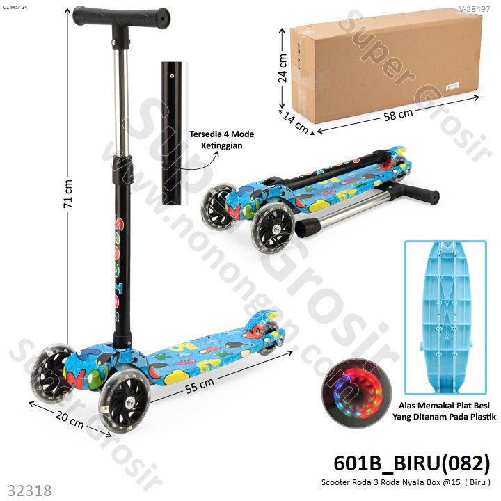 Scooter Roda 3 Roda Nyala Box @15