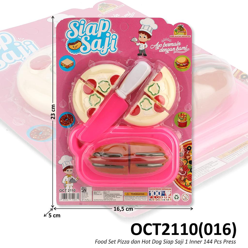 Food Set Pizza dan Hot Dog Siap Saji 1 Inner 144 Pcs Press @288