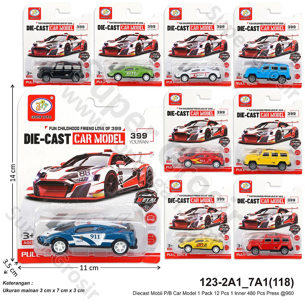 Diecast Mobil P/B Car Model 1 Pack 12 Pcs 1 Inner 480 Pcs Press @960