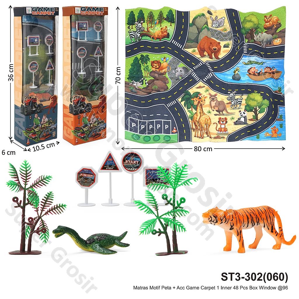 Matras Set Mainan Motif Peta Game Carpet 1 Inner 48 Pcs Box Window @96