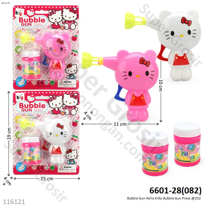 Bubble Gun Hello Kitty Bubble Gun Press @252