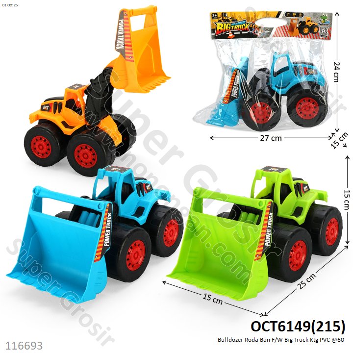 Bulldozer Roda Ban F/W Big Truck Ktg PVC @60