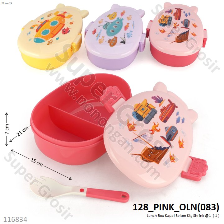 Lunch Box Kapal Selam Ktg Shrink @1