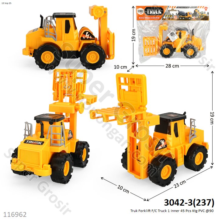 Truk Forklift F/C Truck 1 Inner 45 Pcs Ktg PVC @90