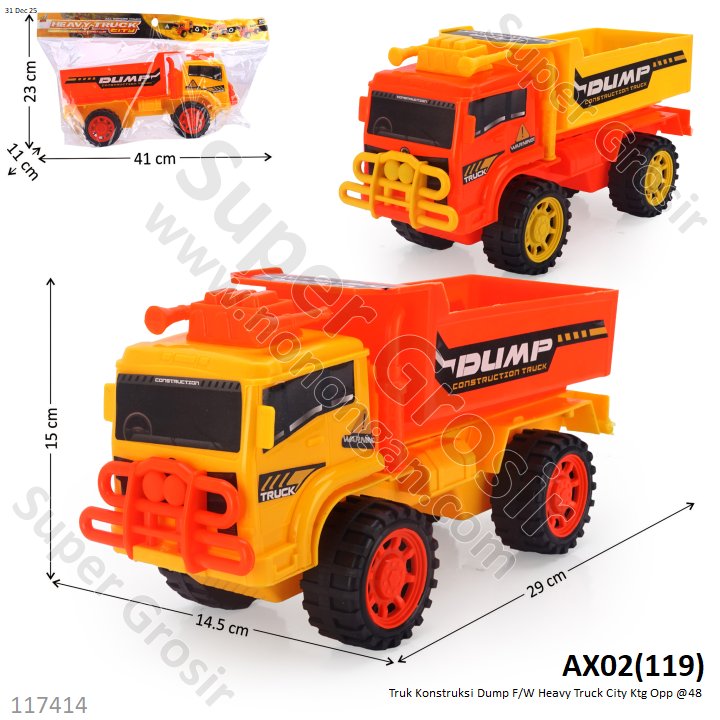 Truk Konstruksi Dump F/W Heavy Truck City Ktg Opp @48