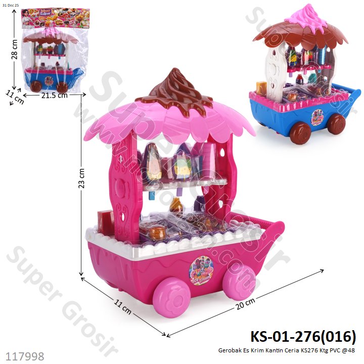 Gerobak Es Krim Kantin Ceria KS276 Ktg PVC @48