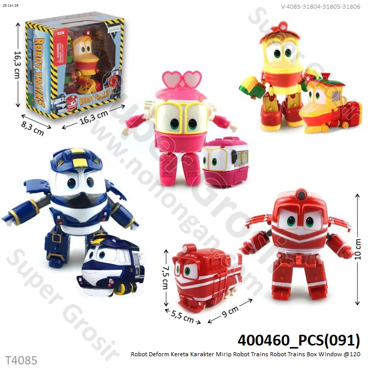 Robot Deform Robot Trains Box Window @120