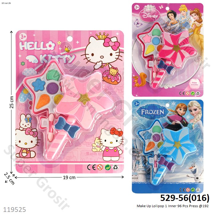 Make Up Lolipop 1 Inner 96 Pcs Press @192