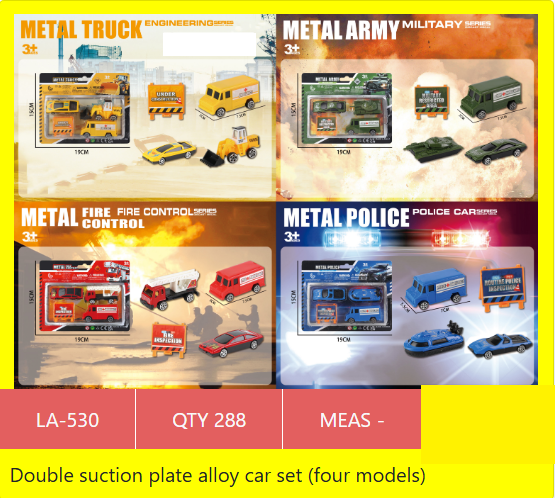 Diecast Kendaraan 1:64 3 Pcs F/W Metal 1 Ikat 4 Pcs 1 Inner 144 Pcs Press @288