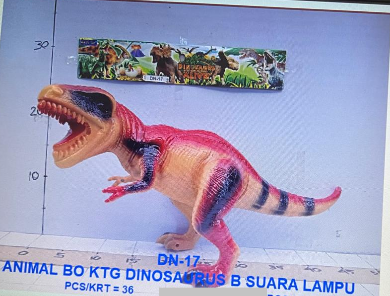 Dinosaurus T-Rex B/O Suara Lampu Dinosaurs Alive Ktg PVC @36