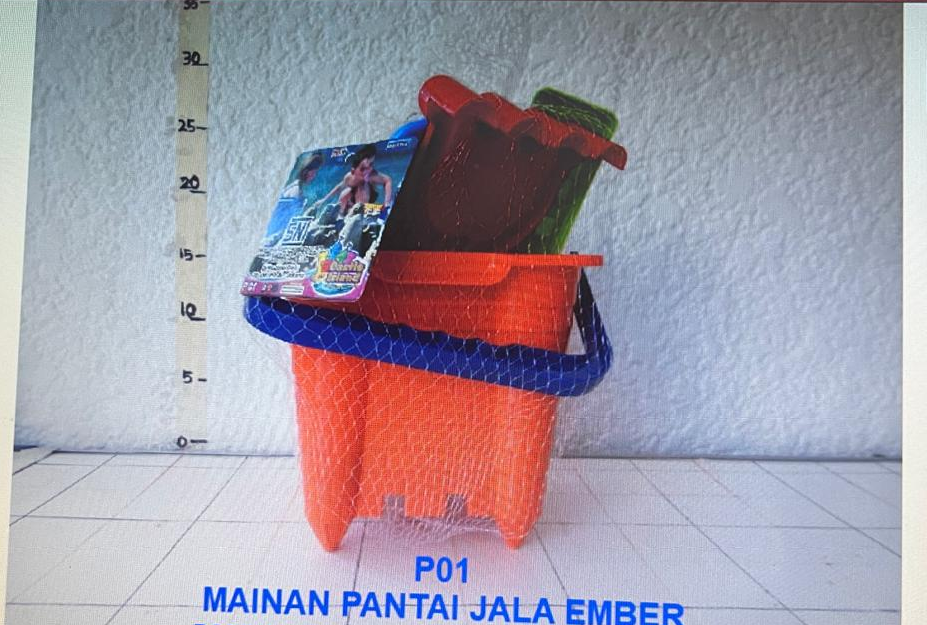 Cetakan Pasir Kastil + Sekop dan Ember Castle Island Jala @36