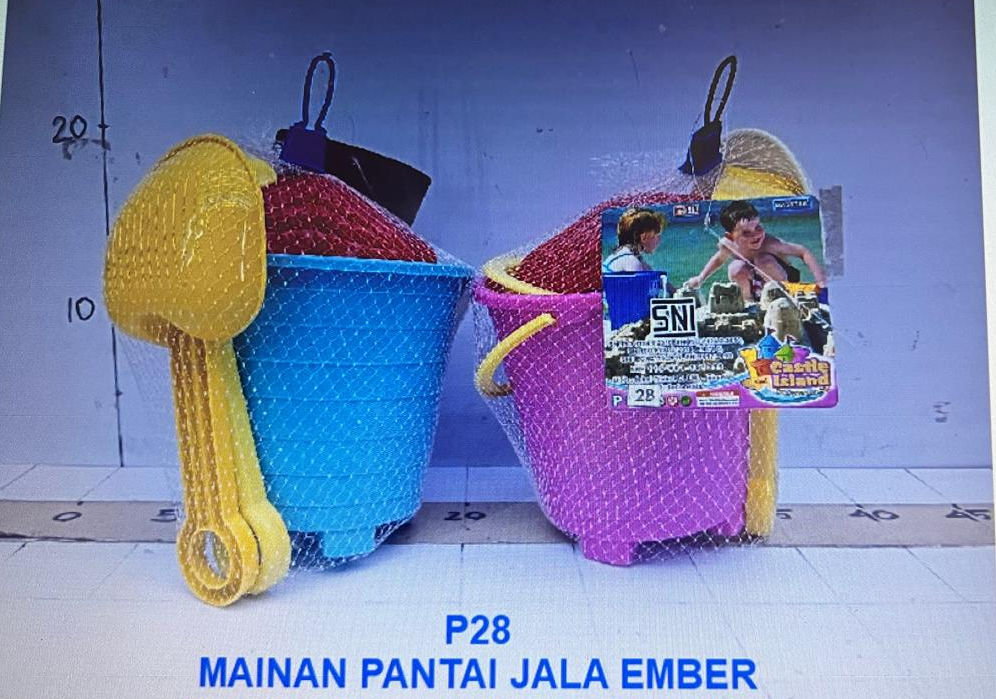 Cetakan Pasir Kastil + Sekop dan Ember Castle Island Jala @96