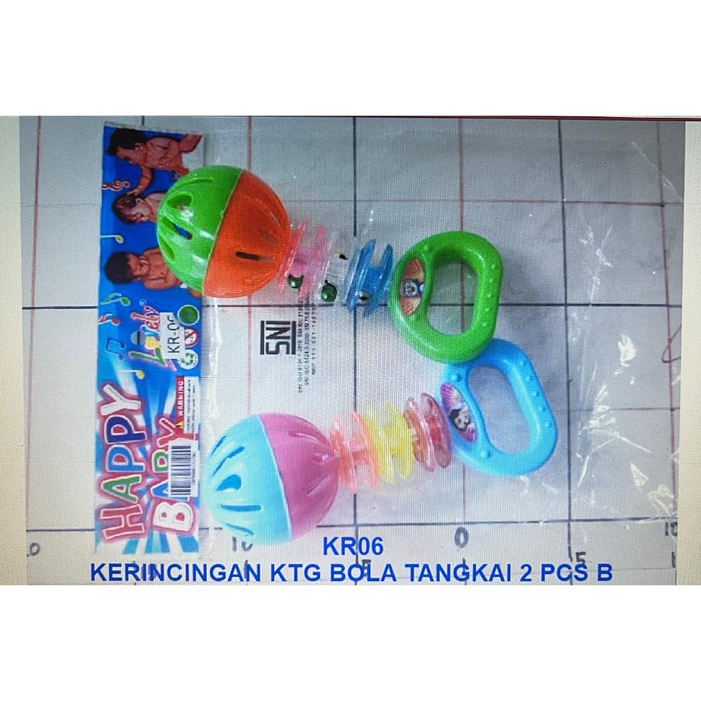 Kerincing Gagang 2 Pcs Happy Baby Ktg Opp @240