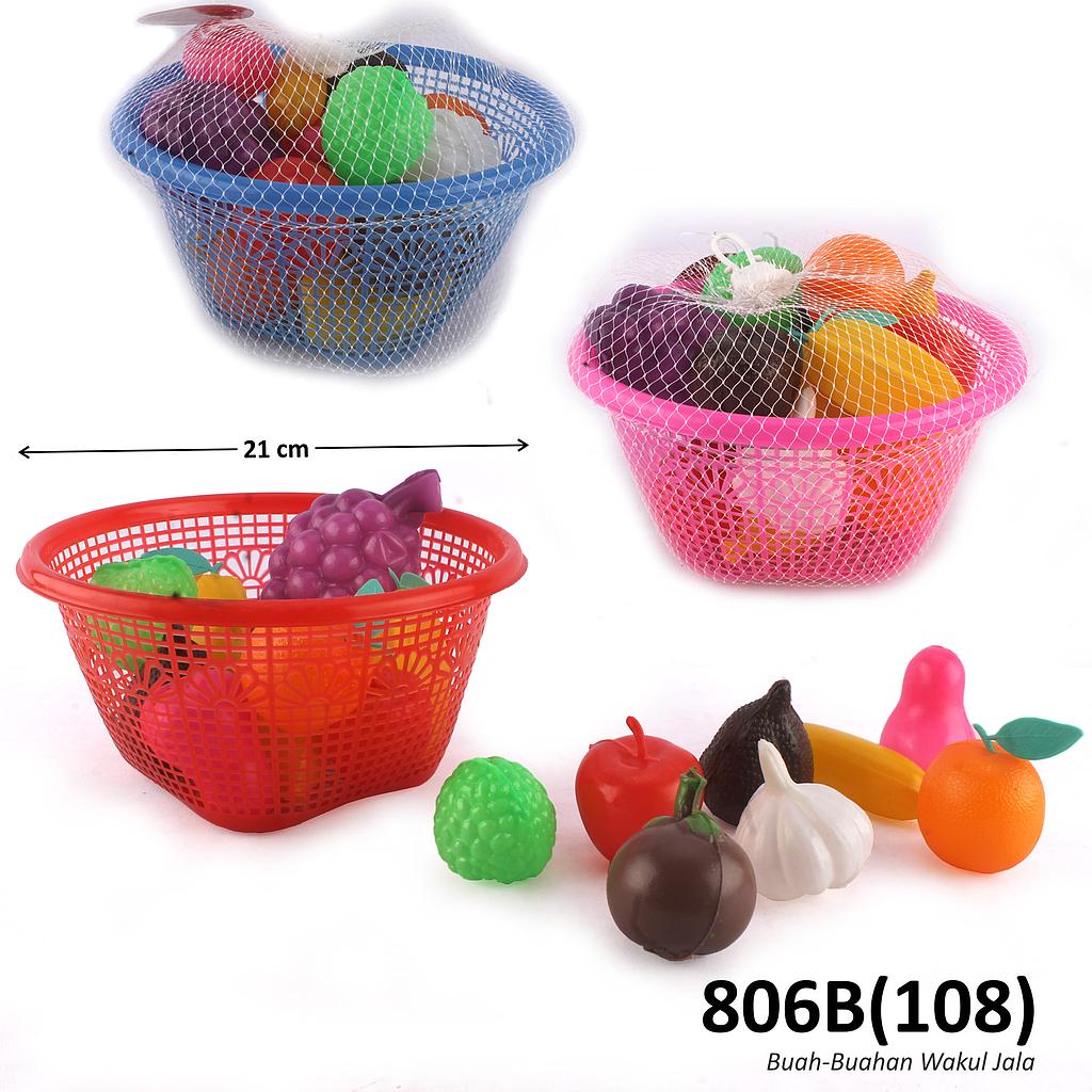 Food Set Buah Keranjang Jala @120