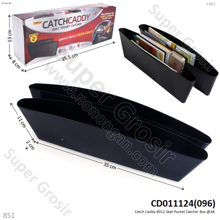 Catch Caddy 6012 Seat Pocket Catcher Box @48