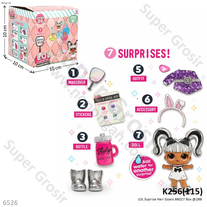 LOL Suprise Hair Goals 86027 Box @288