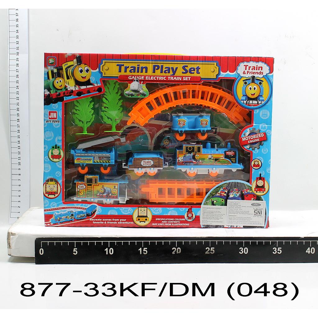 Kereta Thomas 5 Gerbong dan Track B/O Jalan Train Play Set 1 Inner 30 Pcs Box Window @60