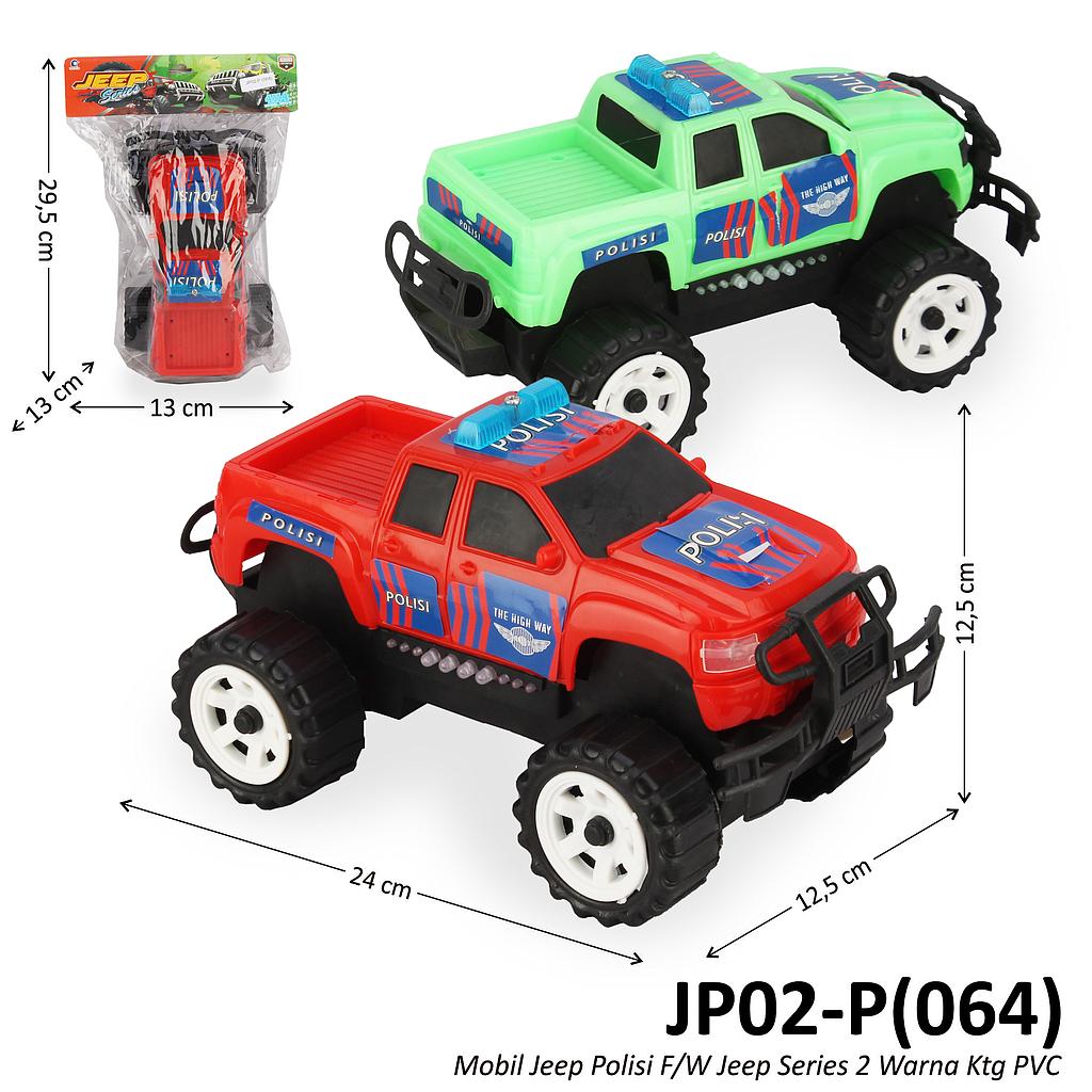 Mobil Jeep Polisi F/W Jeep Series Ktg PVC @90