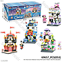Mini Block Toko Disney PRCK Castle 4 Model 1 Box 8 Pcs Box @192
