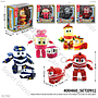 Robot Deform Kereta Robot Trains 1 Set 4 Pcs Box Window @120