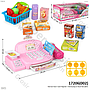 Mainan Kasir Cash Register B/O Suara Lampu + Keranjang Buah Cash Register Box @30