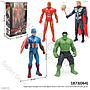 Action Figure Avengers 20 cm B/O Lampu Age Of Ultron 1 Ikat 4 Pcs 1 Inner 96 Pcs Box Window @192