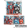 Robot Optimus Prime + Topeng Transformers Rescue Bots 4 Warna Press @24