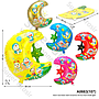 Balon Gas Bulan Sabit Doraemon 50 Pcs Pack Plastik @60
