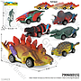 Mobil Model Dinosaurus P/B Dino Warrior 6 Model 1 Pack 12 Pcs Ktg PVC @120